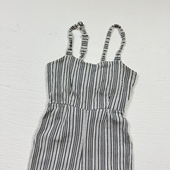 Amuse Society Striped Tie-Back Cropped Jumpsuit, Size XS - Picture 2 of 9